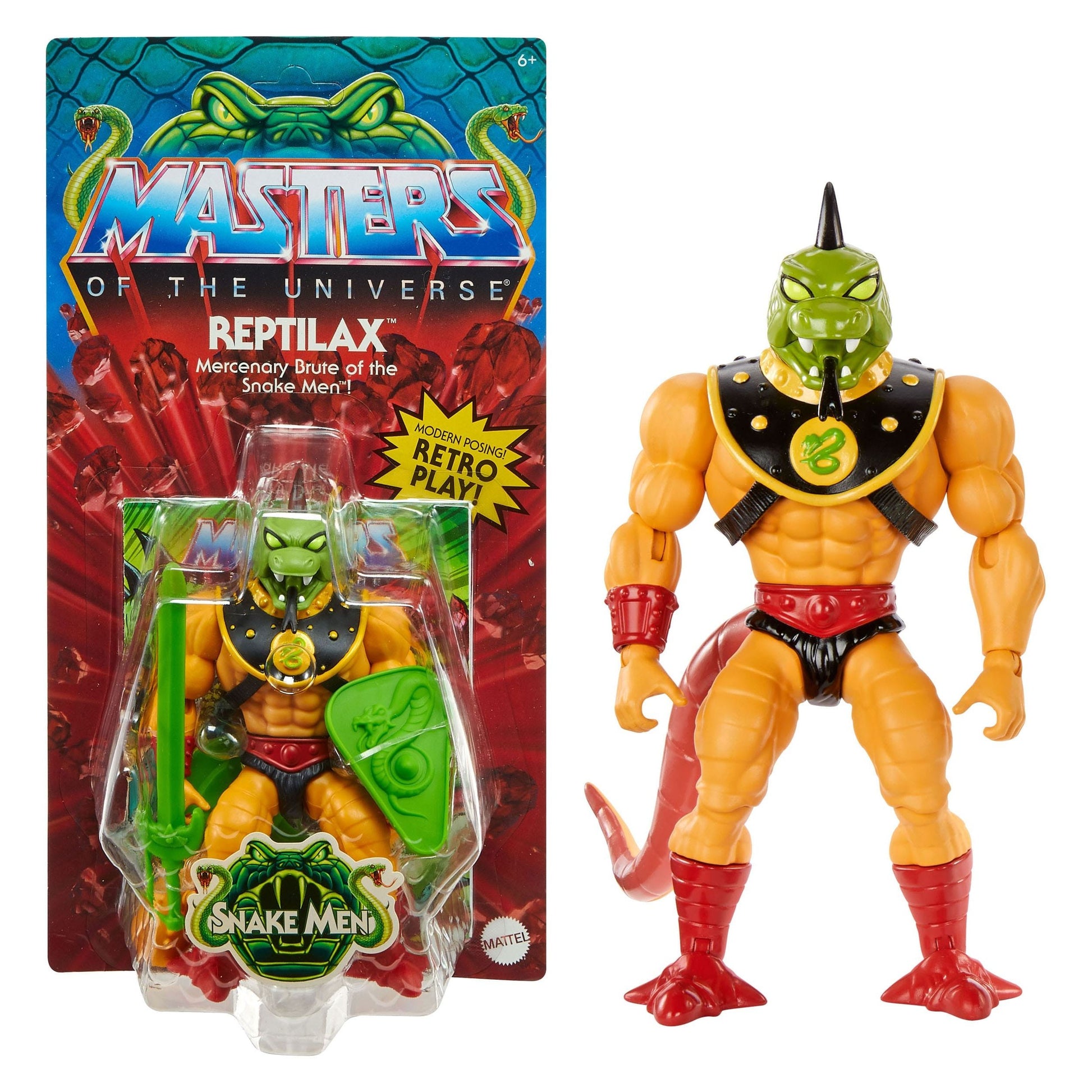 Masters of the Universe Origins: SNAKE REPTILAX