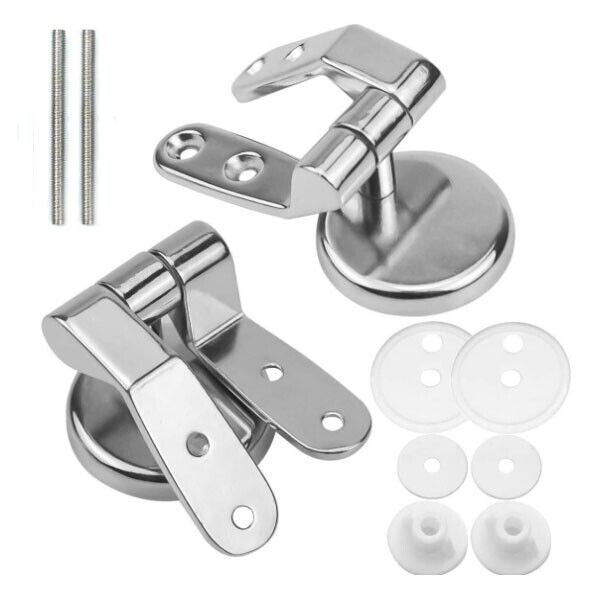 Inca Sedile WC Universale in Legno MDF Bianco con Kit di Montaggio, Cerniere e Paracolpi Inclusi