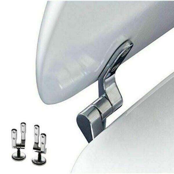 Inca Sedile WC Universale in Legno MDF Bianco con Kit di Montaggio, Cerniere e Paracolpi Inclusi