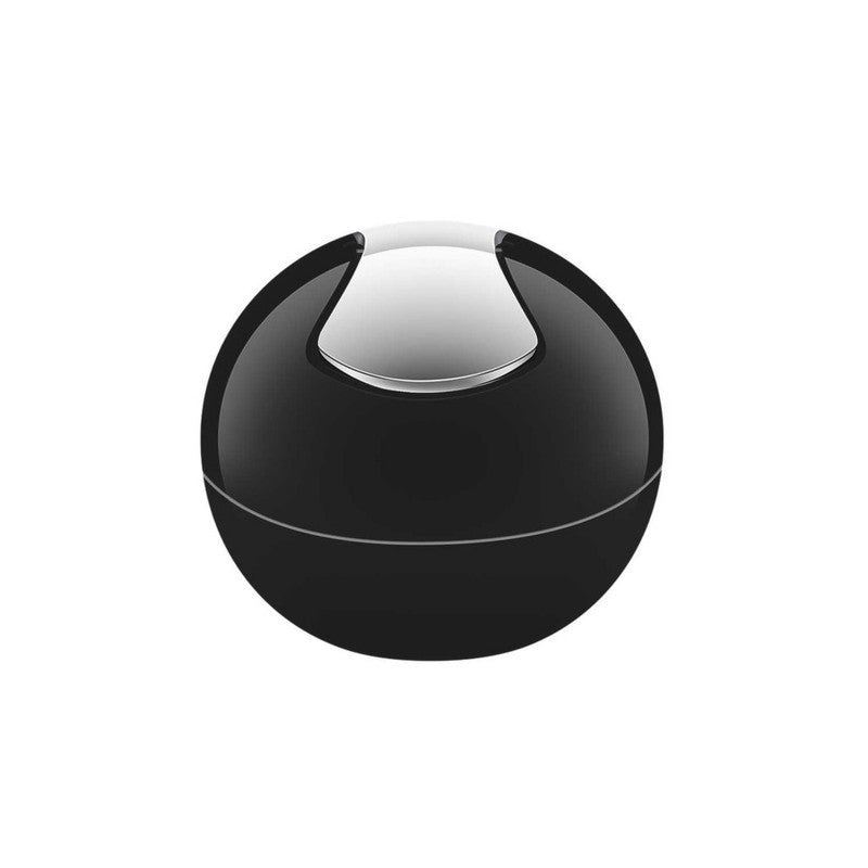 Spirella Bowl Pattumiera a dondolo, Capacità 1L , Nero