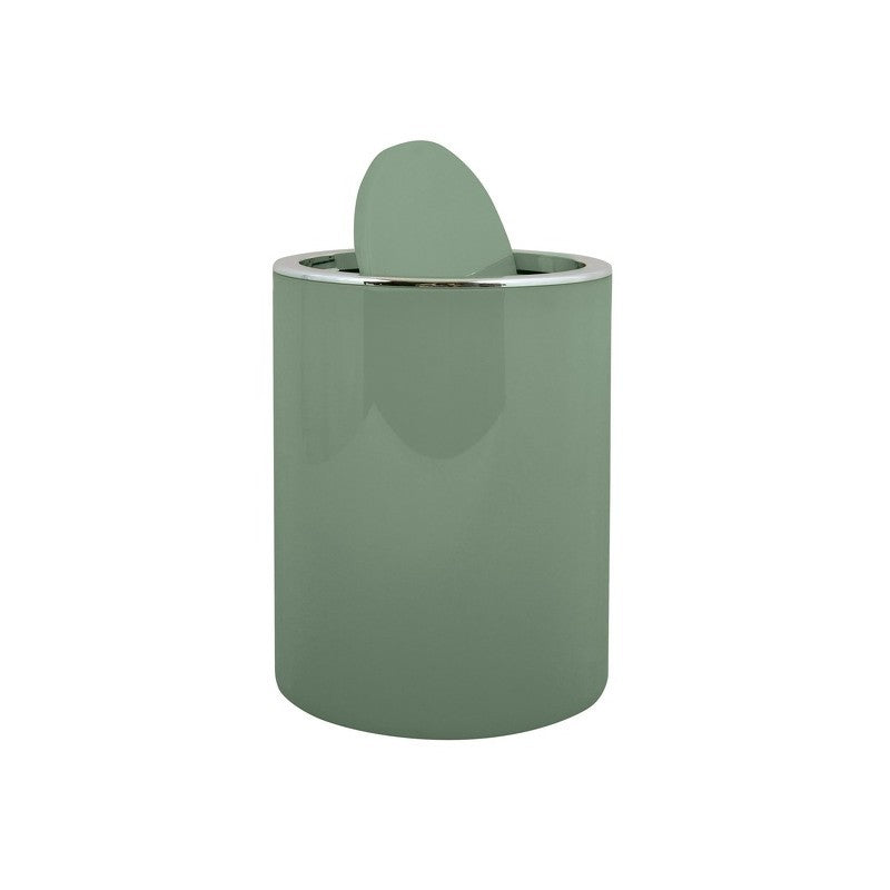 Spirella Kamaka Pattumiera ribaltabile, Capacità 6L, Verde Basilico