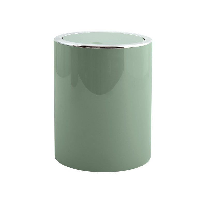 Spirella Kamaka Pattumiera ribaltabile, Capacità 6L, Verde Basilico