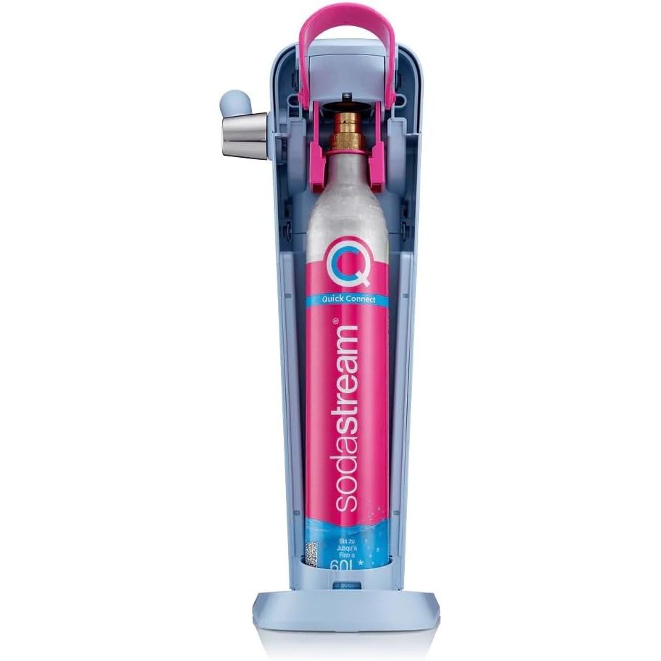 Sodastream Gasatore Art Con Bottiglia In Pet Lavabile In Lavastoviglie e Cilindro Con Attacco Rapido CQC