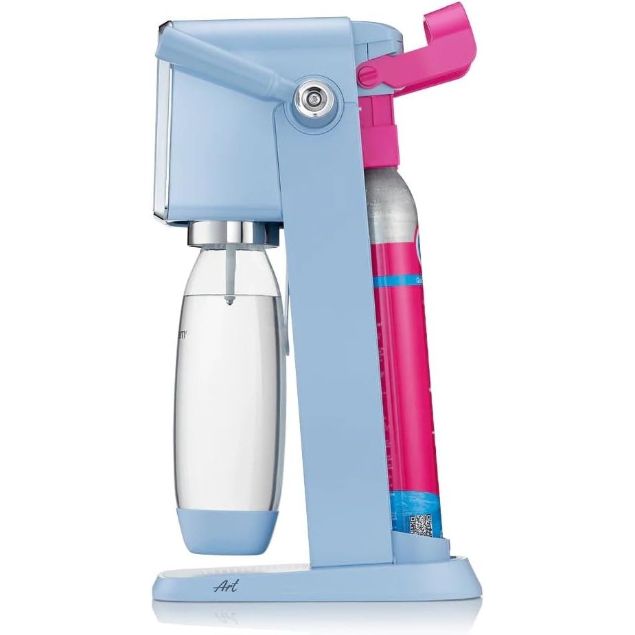Sodastream Gasatore Art Con Bottiglia In Pet Lavabile In Lavastoviglie e Cilindro Con Attacco Rapido CQC