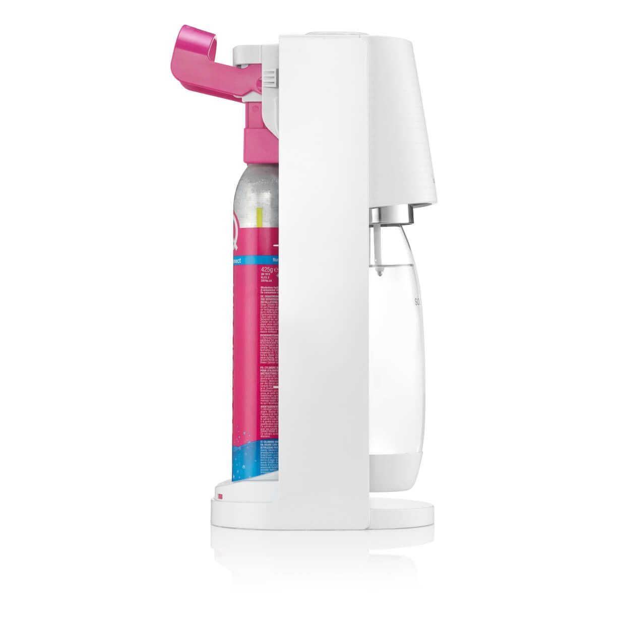 Sodastream Gasatore Terra Con Bottiglia in PET Lavabile In Lavastoviglie E Nuovo Cilindro A Innesto Rapido Cqc