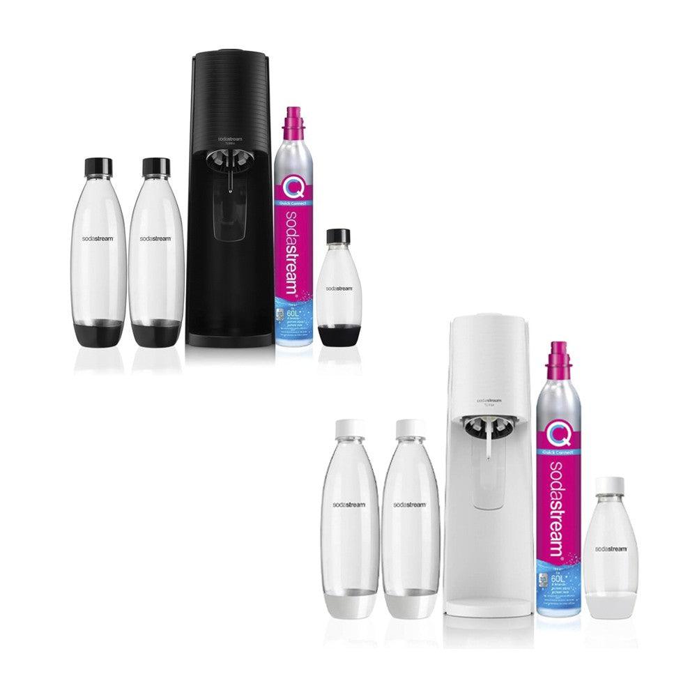 Sodastream Gasatore Terra Megapack Con Gasatore 3 Bottiglie E Nuovo Clindro A Innesto Rapido