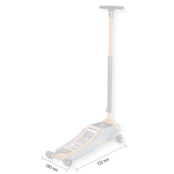 Beta Sollevatore Idraulico Ribassato a 4 Ruote Da 2 Tonnellate 3029/2T