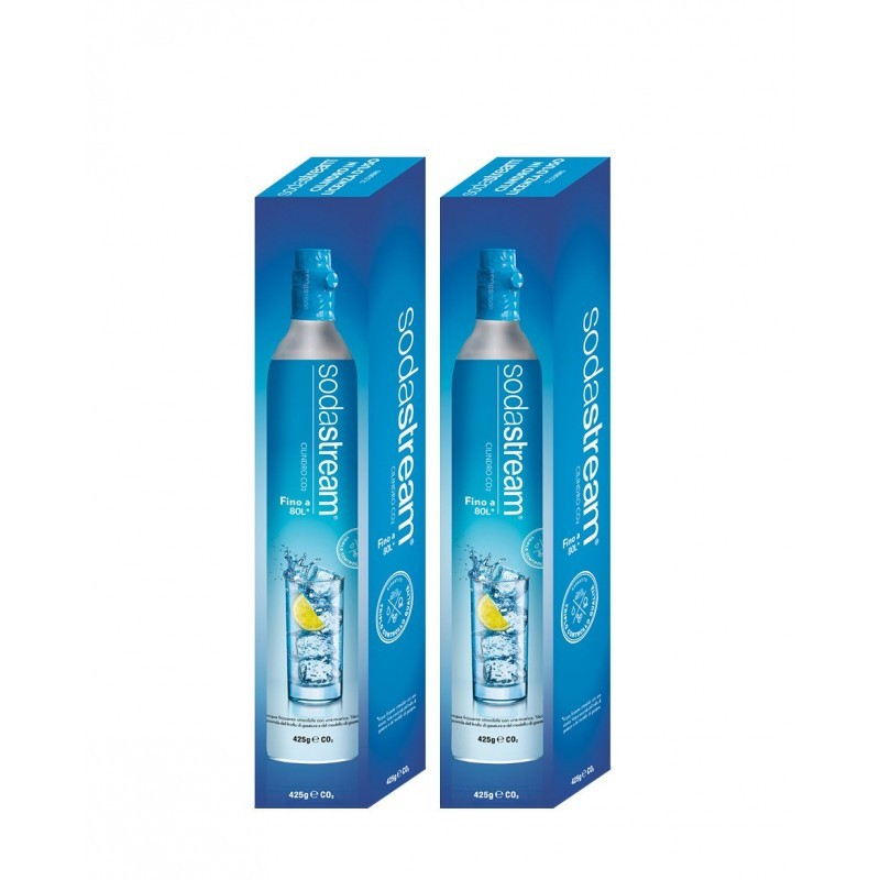SodaStream Cilindro Co2 Addizionale Per Gasatore d'acqua da 60L fino a 100L