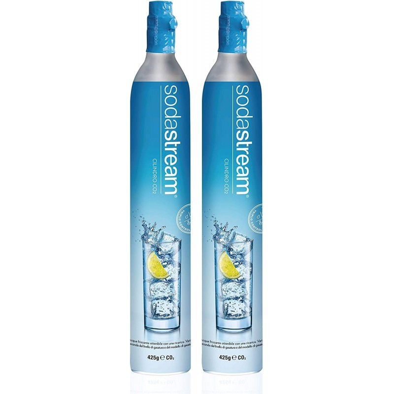 SodaStream Cilindro Co2 Addizionale Per Gasatore d'acqua da 60L fino a 100L