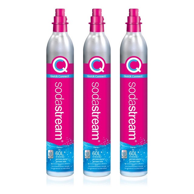 Sodastream Cilindro Gas Addizionale Ad Incastro Rapido Compatibile Con Gasatori Terra Art e Duo