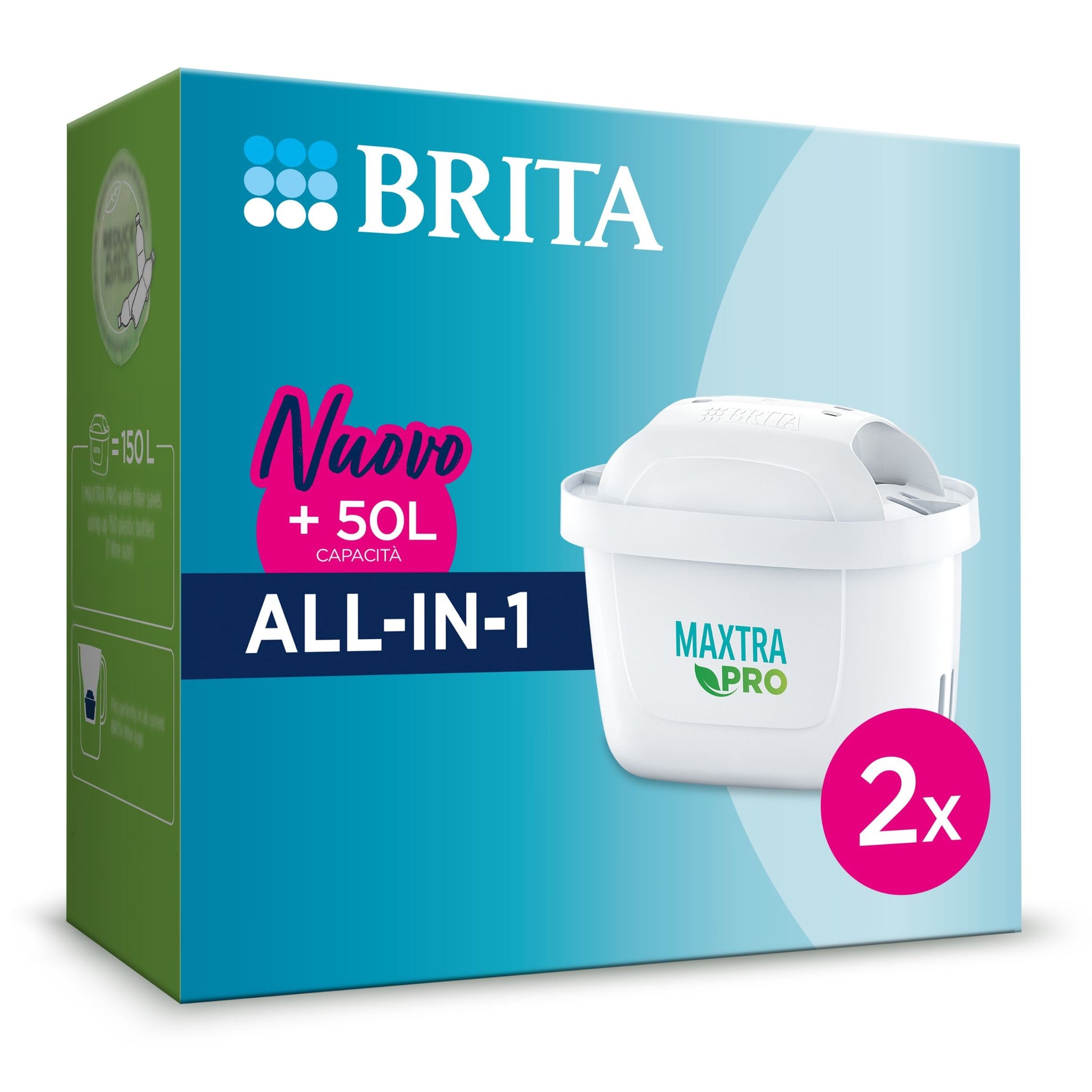 Brita Filtro per acqua originale BRITA MAXTRA PRO All-in-1 Pack 2