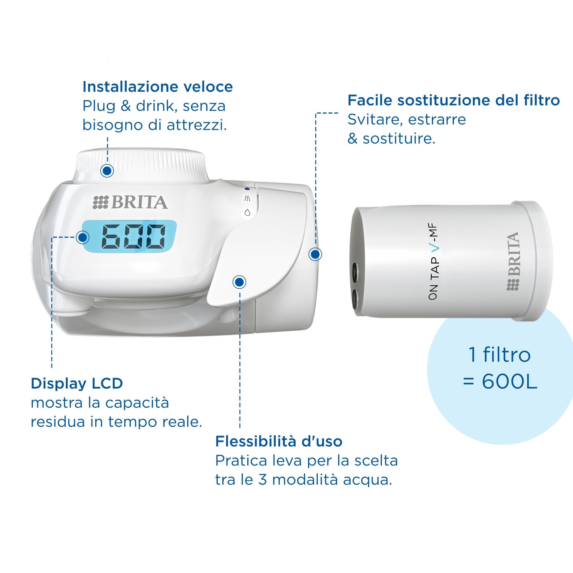 Brita Filtri Per Sistema Filtrante On Tap V-MF