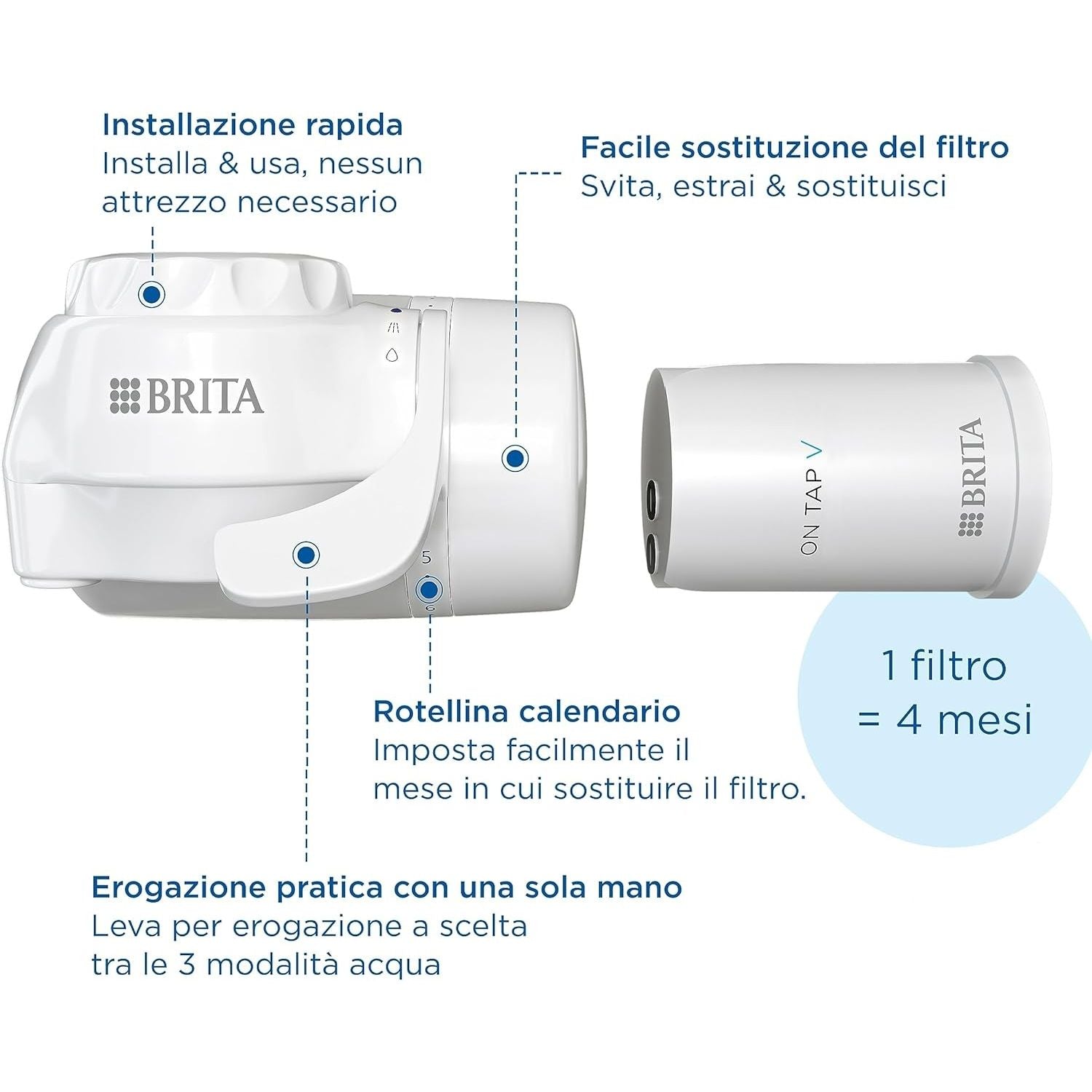 Brita Sistema filtrante On Tap Pro V Per il Rubinetto