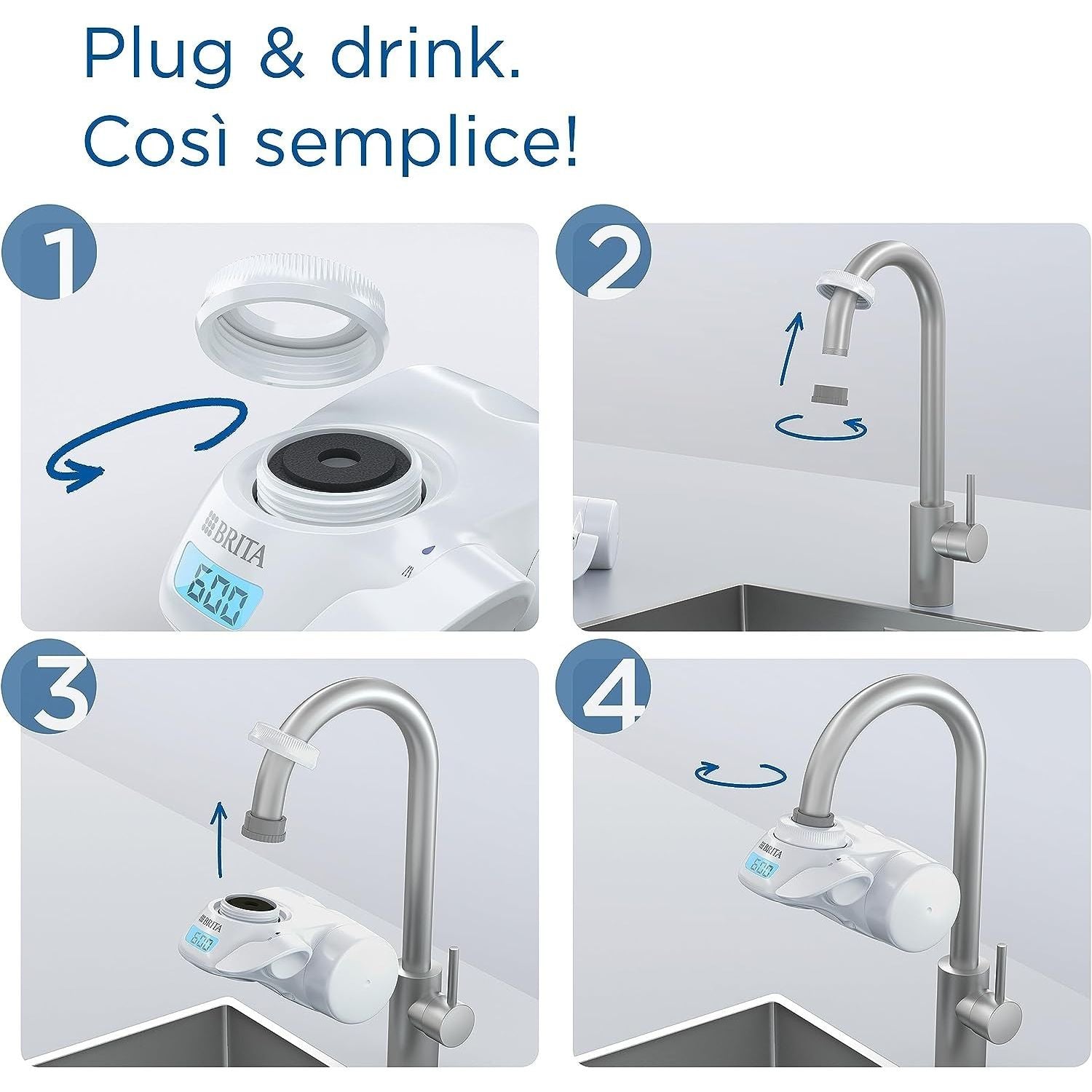 Brita Sistema filtrante On Tap Pro V-MF Per il Rubinetto