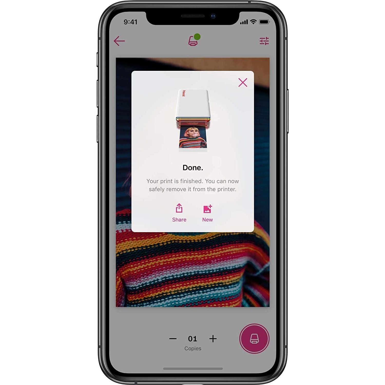 POLAROID Hi Print 2x3 Pocket GEN 2 Black Stampante GARANZIA 2 ANNI UFFICIALE NITAL ITALIA