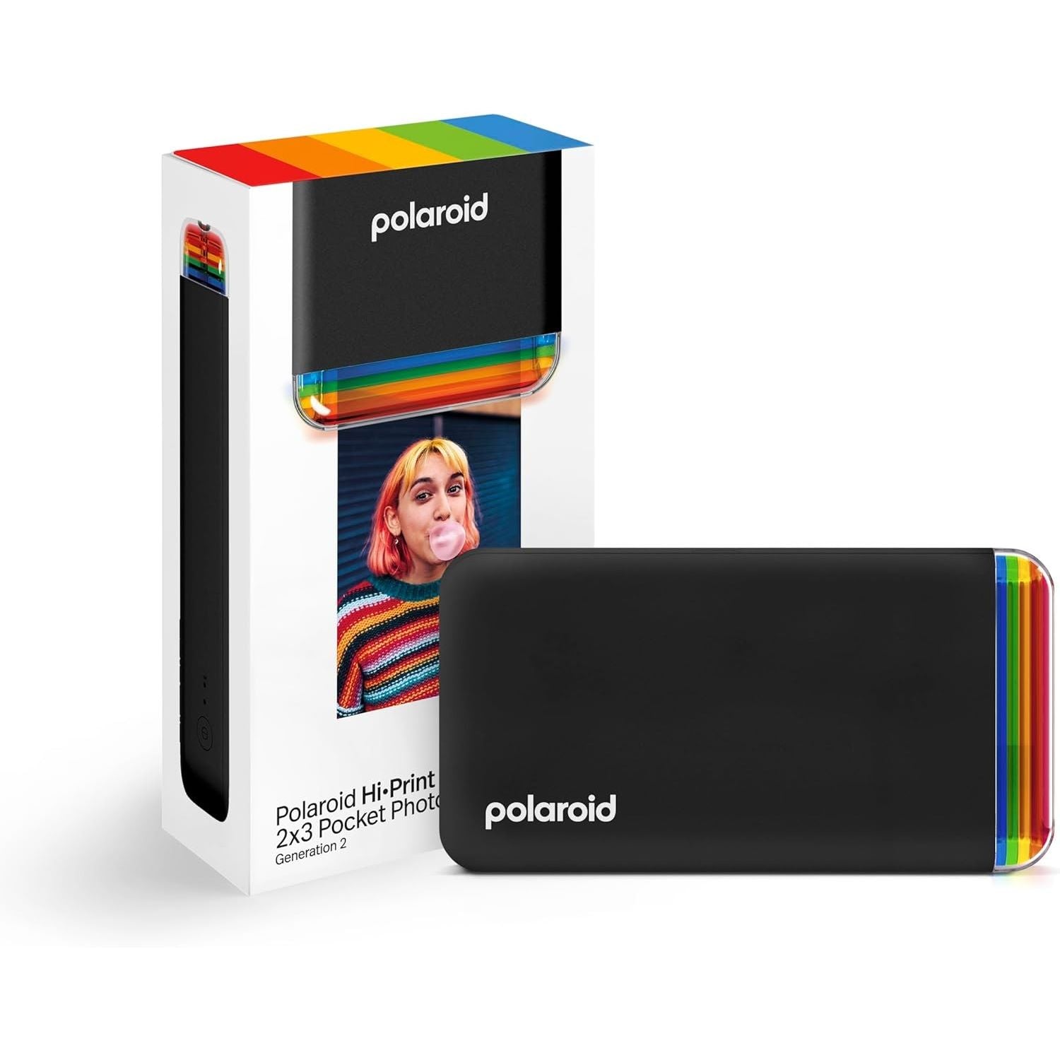 POLAROID Hi Print 2x3 Pocket GEN 2 Black Stampante GARANZIA 2 ANNI UFFICIALE NITAL ITALIA