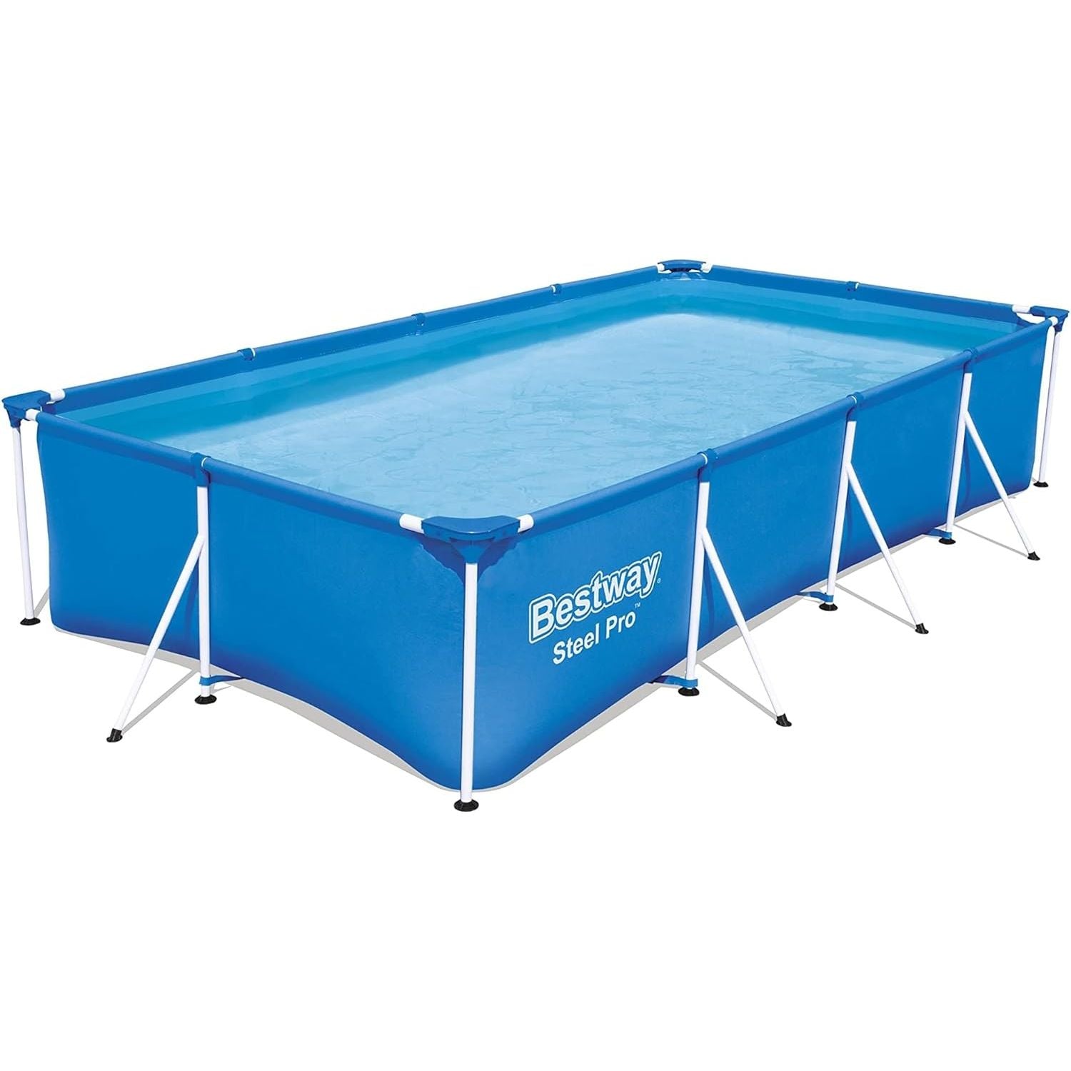 Bestway 56424 Piscina Fuori Terra Steel Pro Rettangolare 400x211x81 Cm