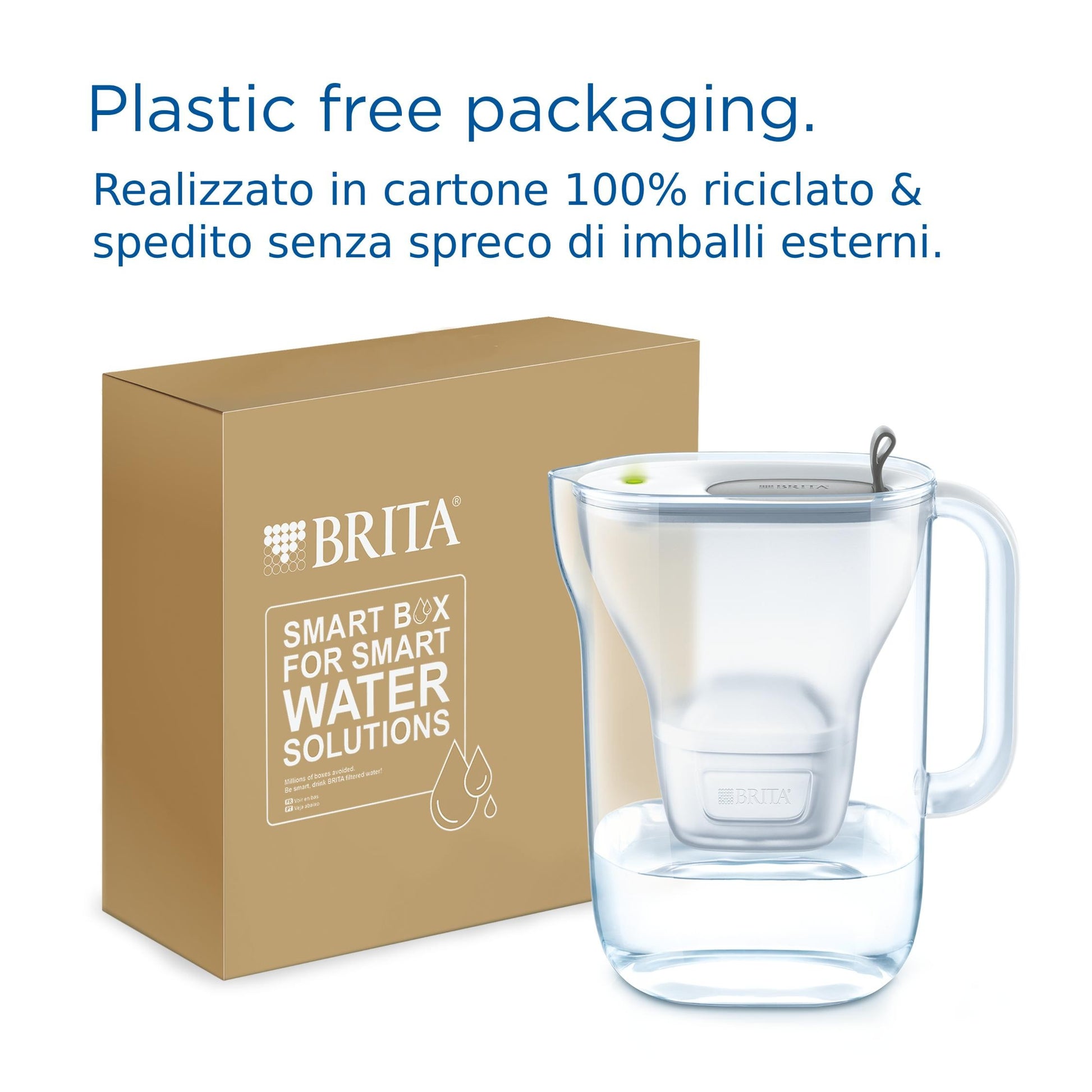 Brita Caraffa filtrante per acqua Style Grey (2.4L) MAXTRA PRO All-in-1