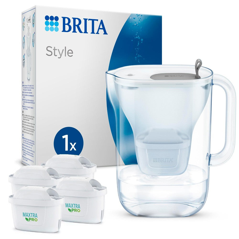 Brita Caraffa filtrante per acqua Style Grey (2.4L) MAXTRA PRO All-in-1