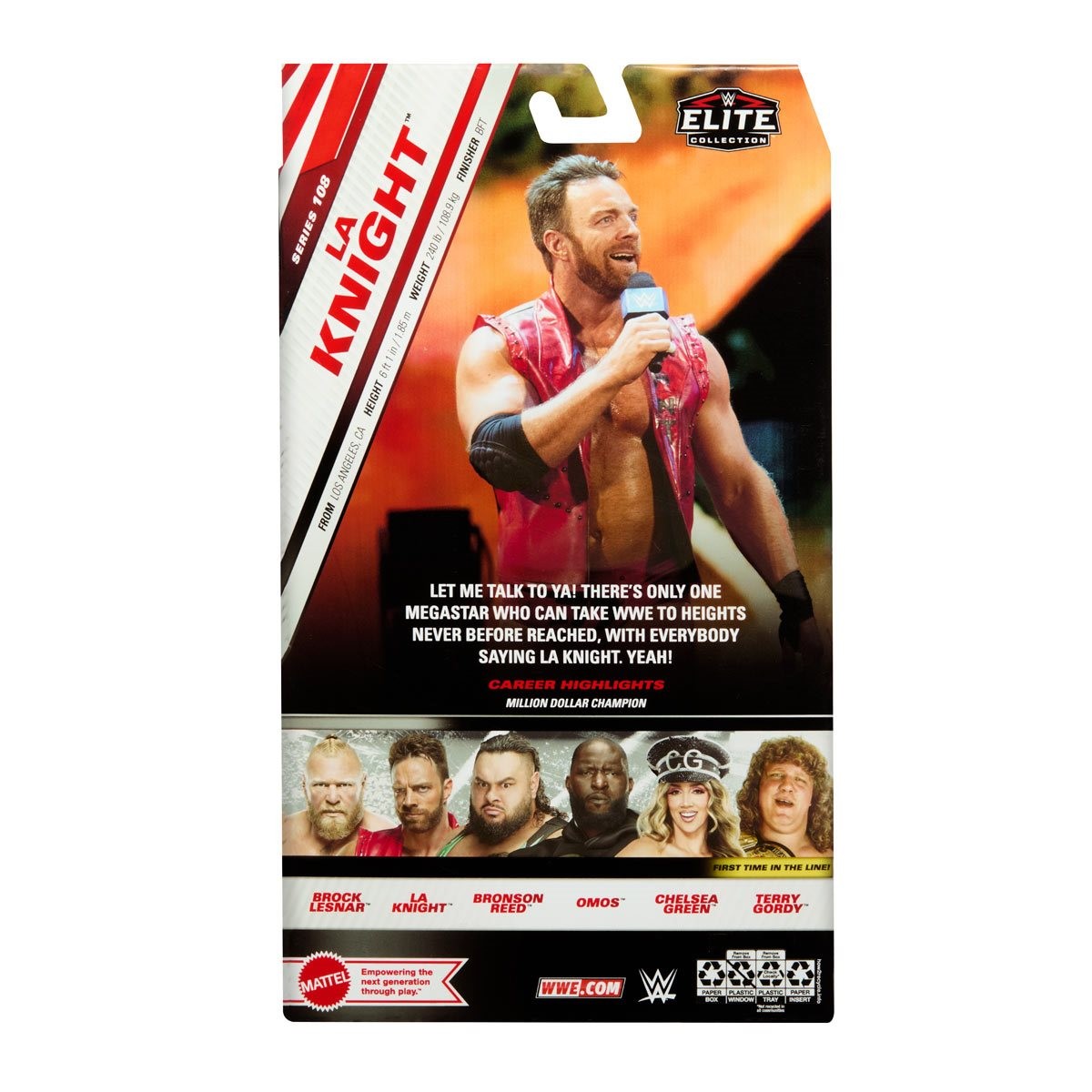 WWE Collection Series 108 LA Knight Elite Action Figure