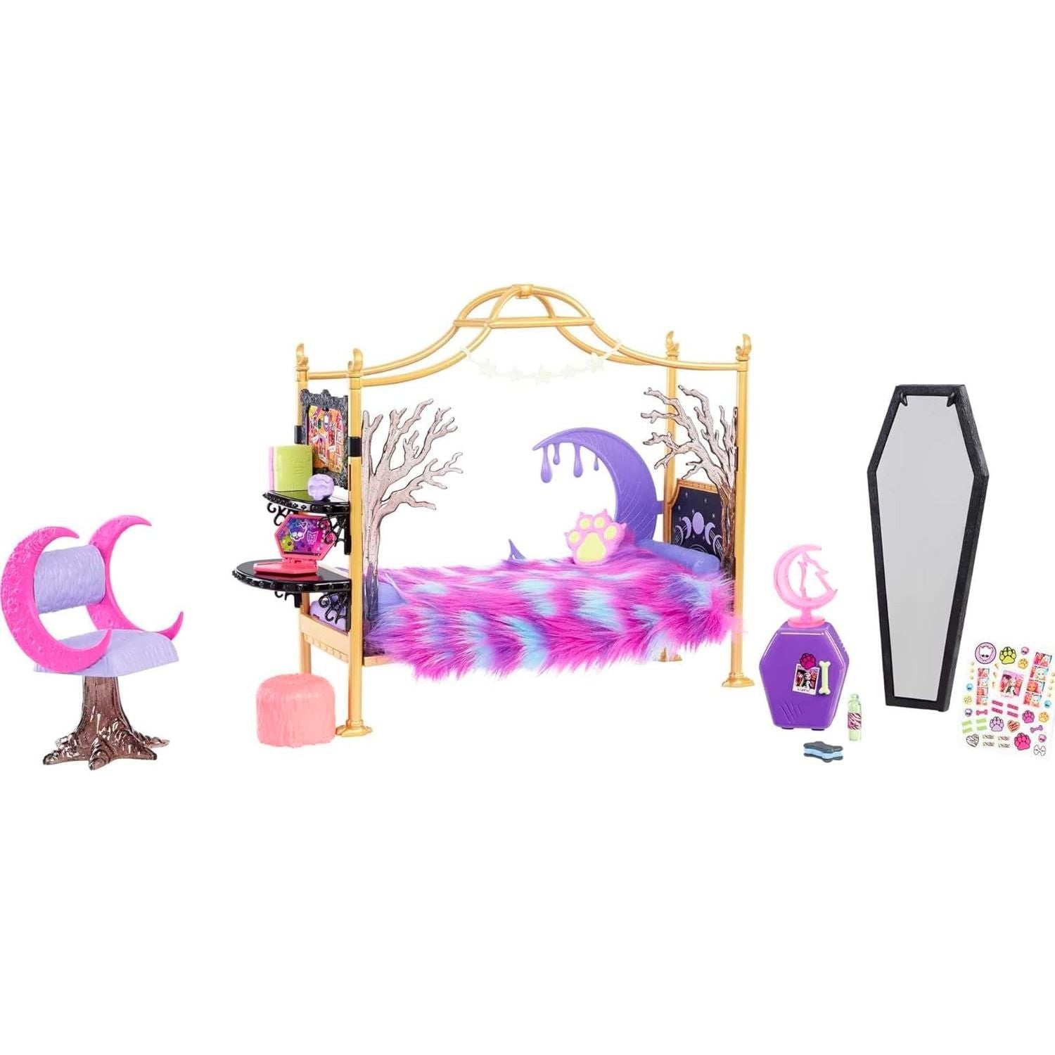 Monster High Clawdeen, Playset Camera da Letto