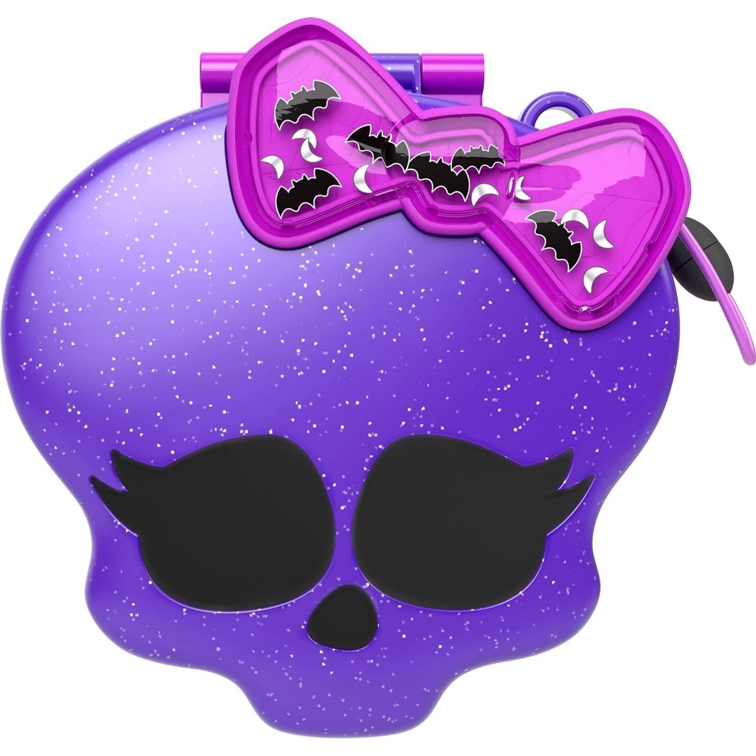 Polly Pocket Monster High Set Mostramiche, Playset Scuola Superiore con 3 Micro Bambole