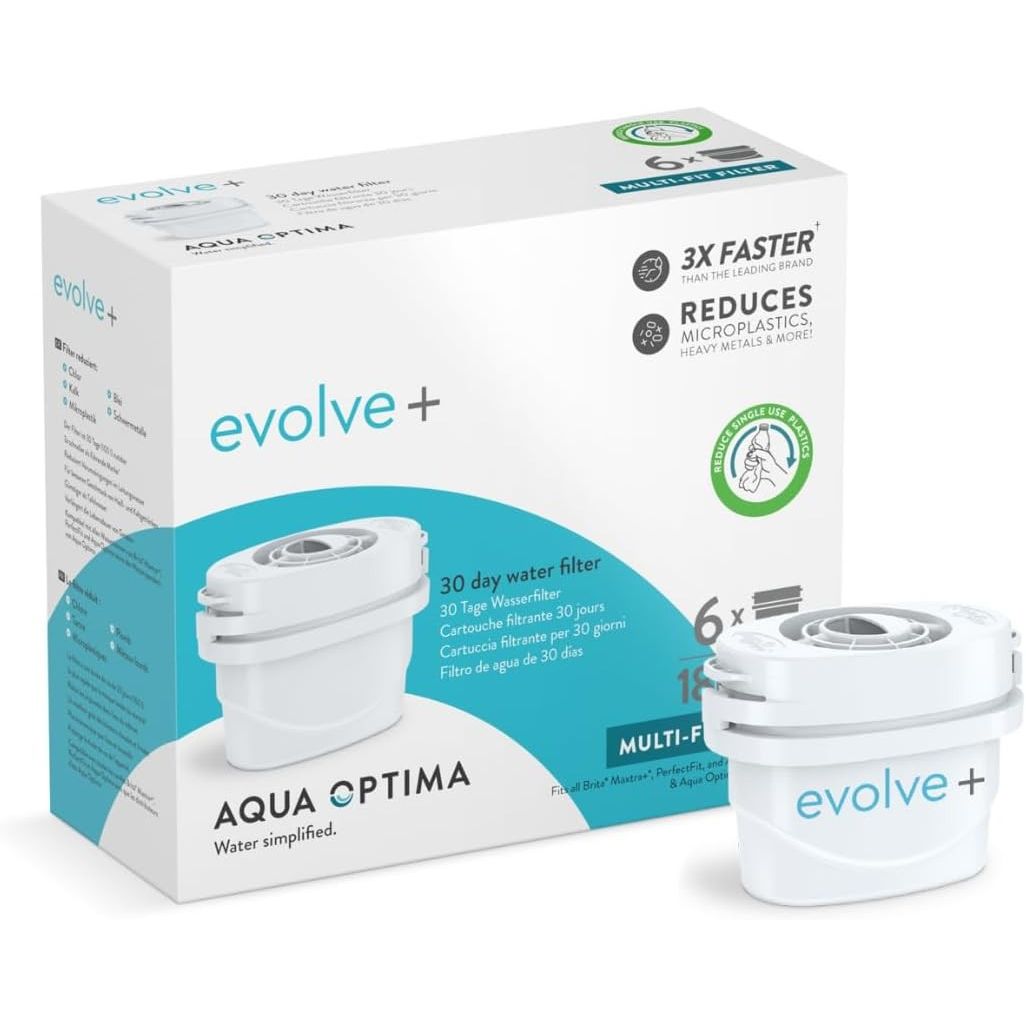 Aqua Optima Evolve+ Cartuccia Filtro Acqua (Confezione da 6)