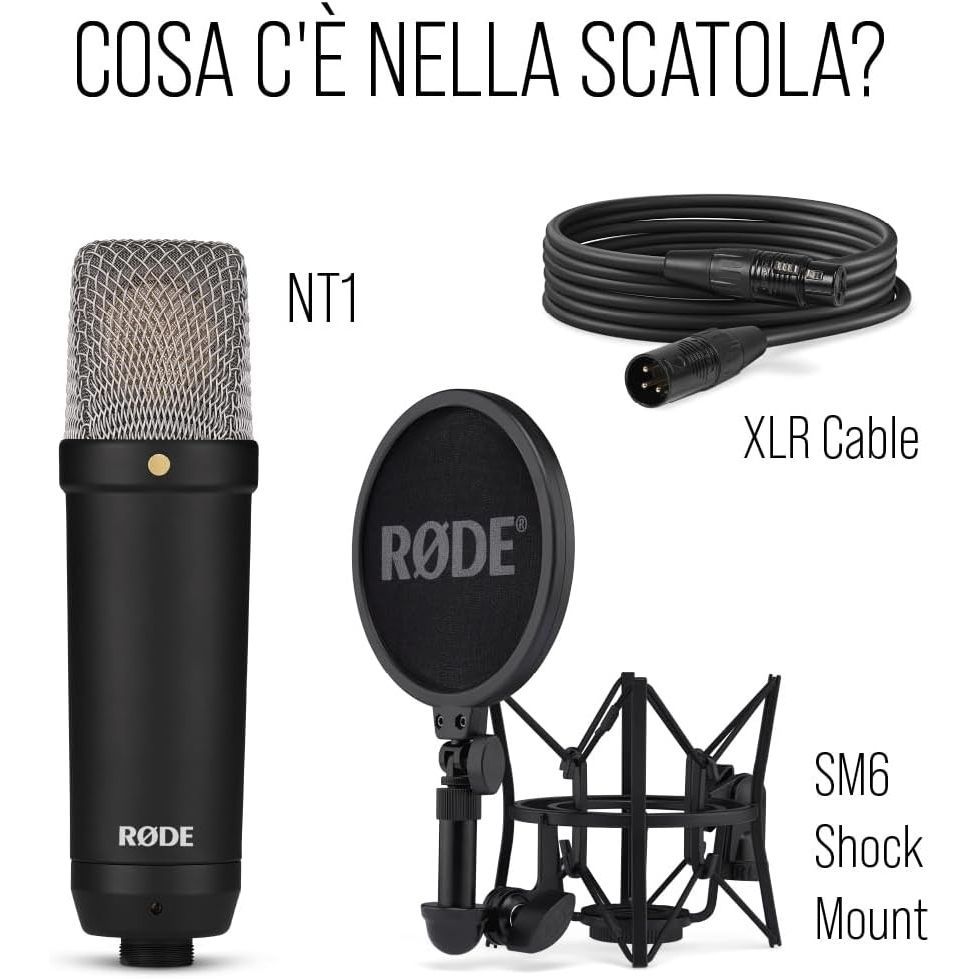 RODE NT1 SIGNATURE SERIES GARANZIA UFFICIALE NITAL