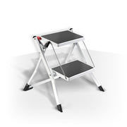 Spirella scala a 2 gradini in acciaio leggero e antiscivolo Max 150 kg