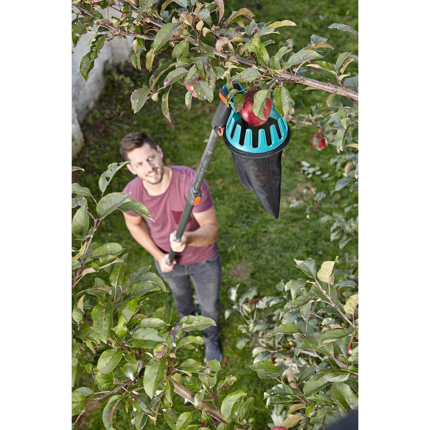 Gardena Raccoglifrutta Combisystem Un Pratico Assistente Alla Raccolta, Adatto A Tutti I Manici Combisystem