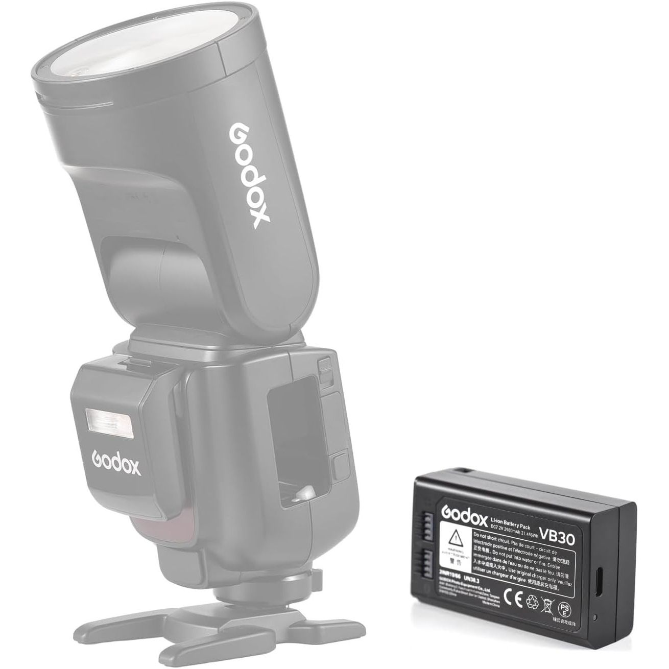 Godox VB-30 Batteria a Litio per Flash V1 PRO