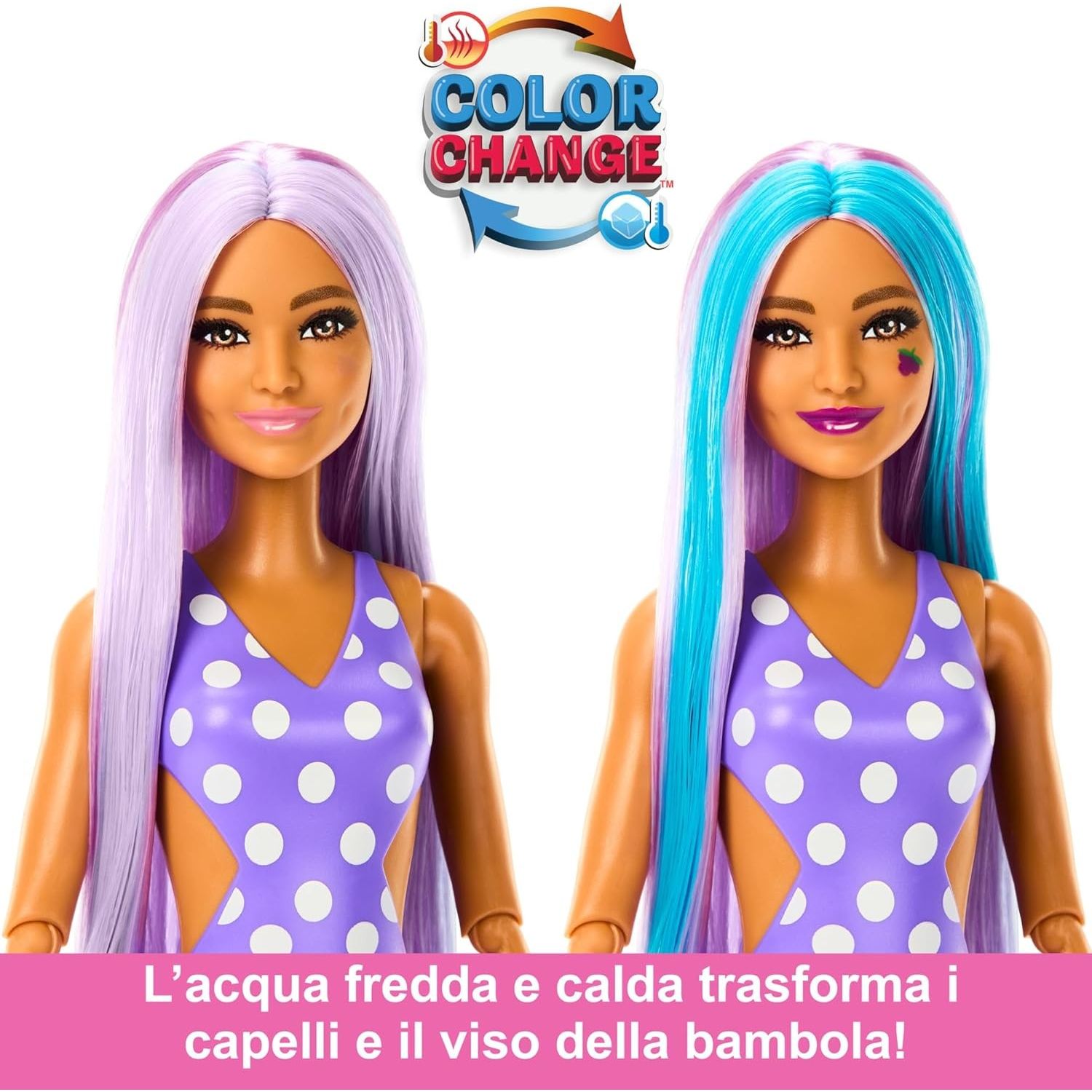 Barbie - Pop Reveal Serie Frutta - Spuma D'uva