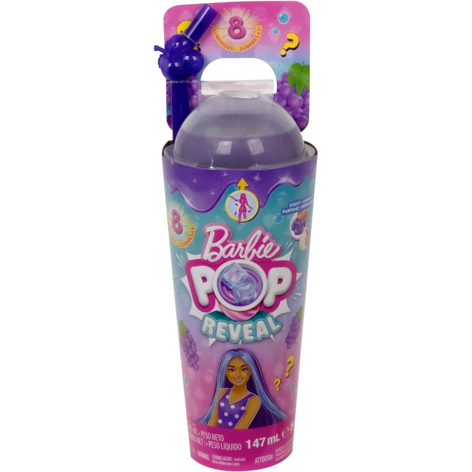Barbie - Pop Reveal Serie Frutta - Spuma D'uva