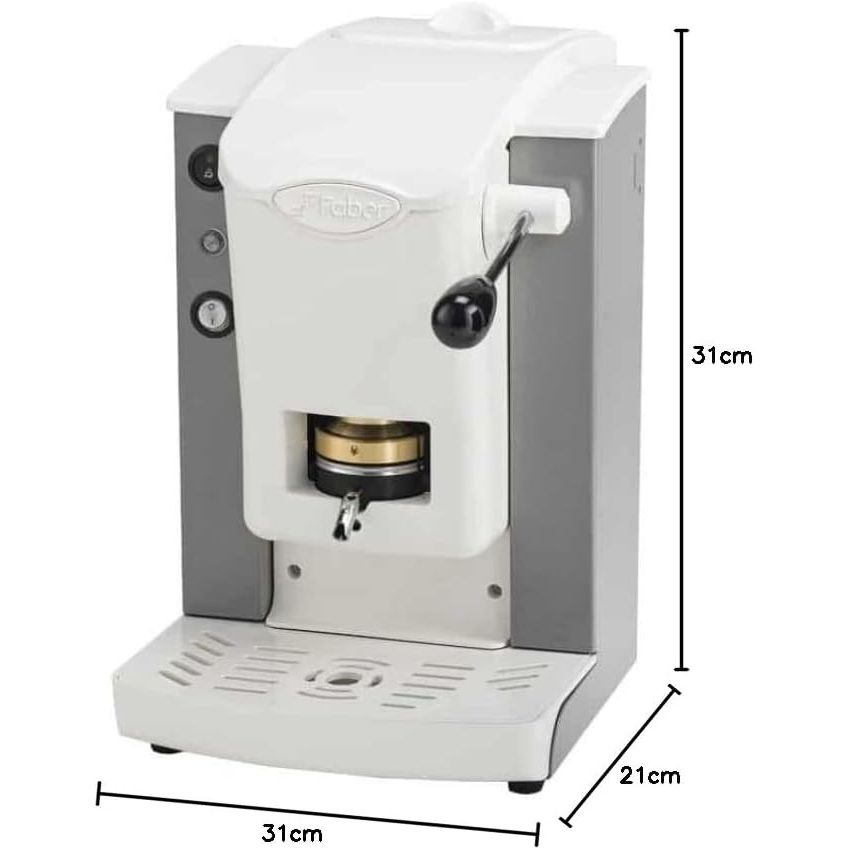 FABER MACCHINA DA CAFFE' SLOT PLAST BASIC TELAIO BIANCO/GRIGIO GARANZIA UFFICIALE ITALIA 2 ANNI