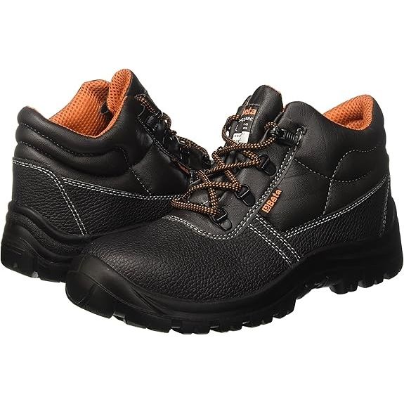 Beta Scarpe Alte S3 RS SRC In Pelle Idrorepellente Con Rapido Sfilamento Mod. 7243CK