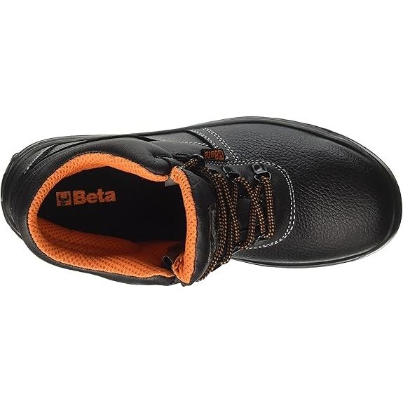 Beta Scarpe Alte S3 RS SRC In Pelle Idrorepellente Con Rapido Sfilamento Mod. 7243CK