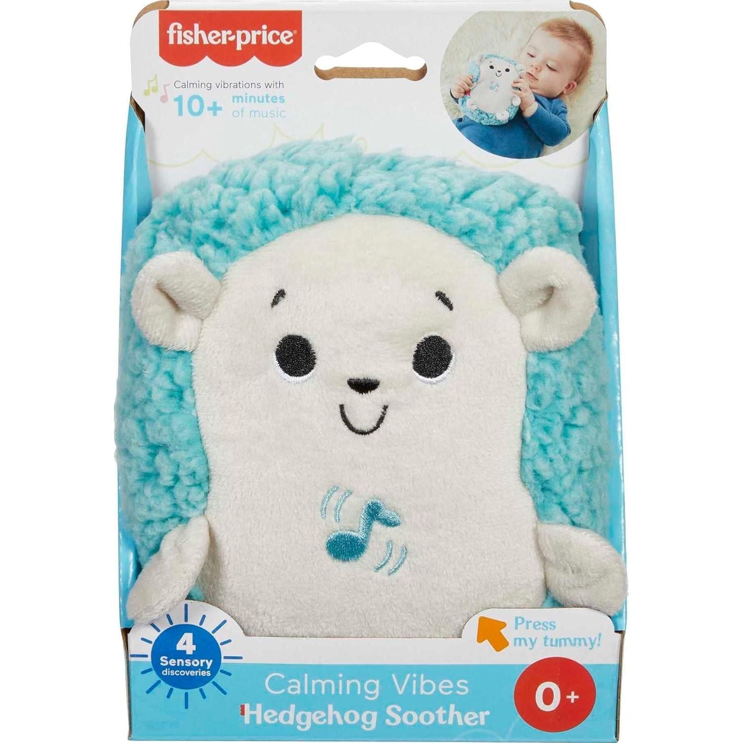 Fisher-Price - Riccio Rilassante Soffici Suoni, Vibrazioni Calmanti e Musica