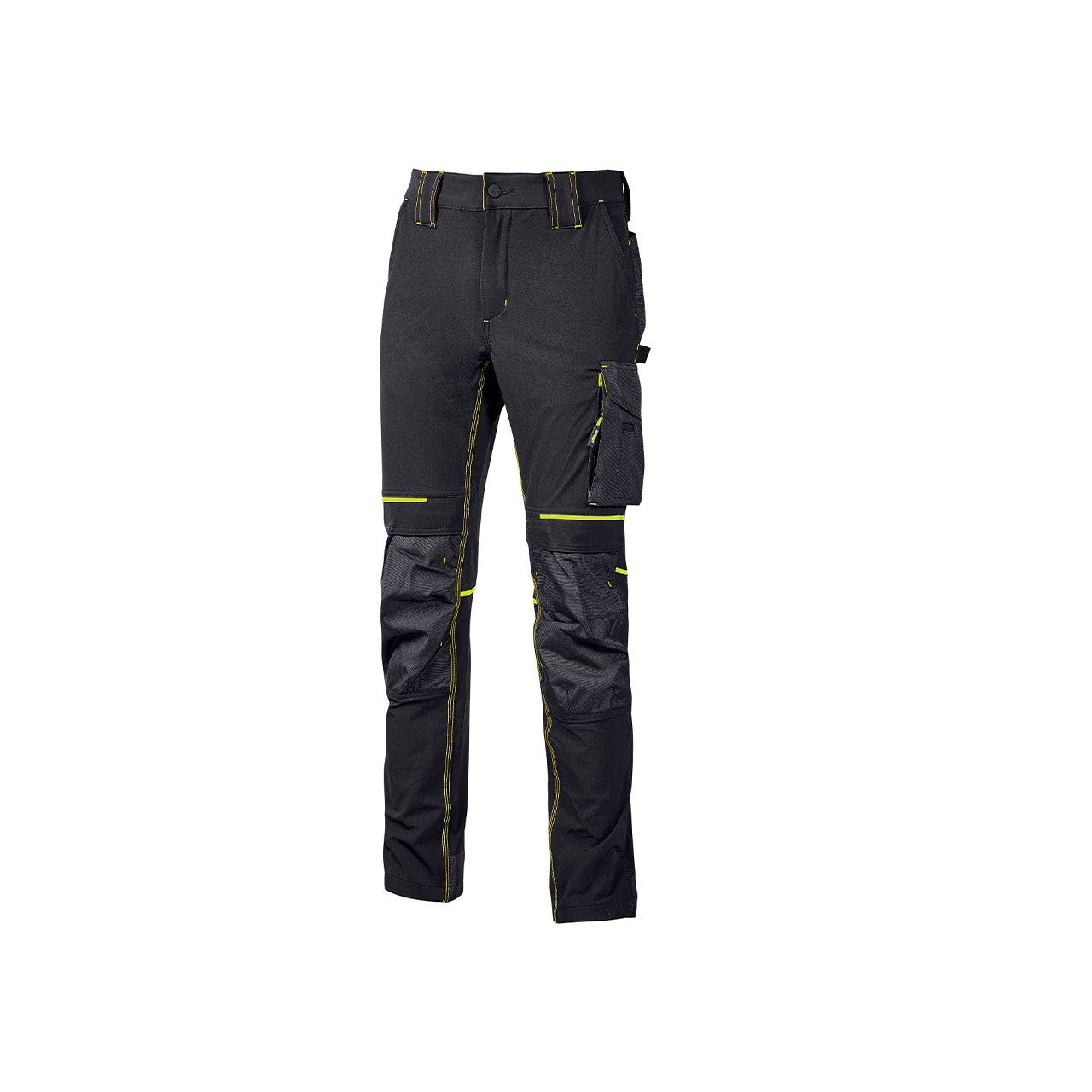 U-Power Pantalone Da Lavoro Atom Idrorepellente In Tessuto U-Power 4 Way Stretch Confortevole e Morbido Sulla Pelle