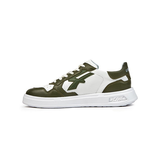 U-Power Urban Sneakers Scarpa Genesis In Morbida Pelle Bianca Con Suola Antiscivolo