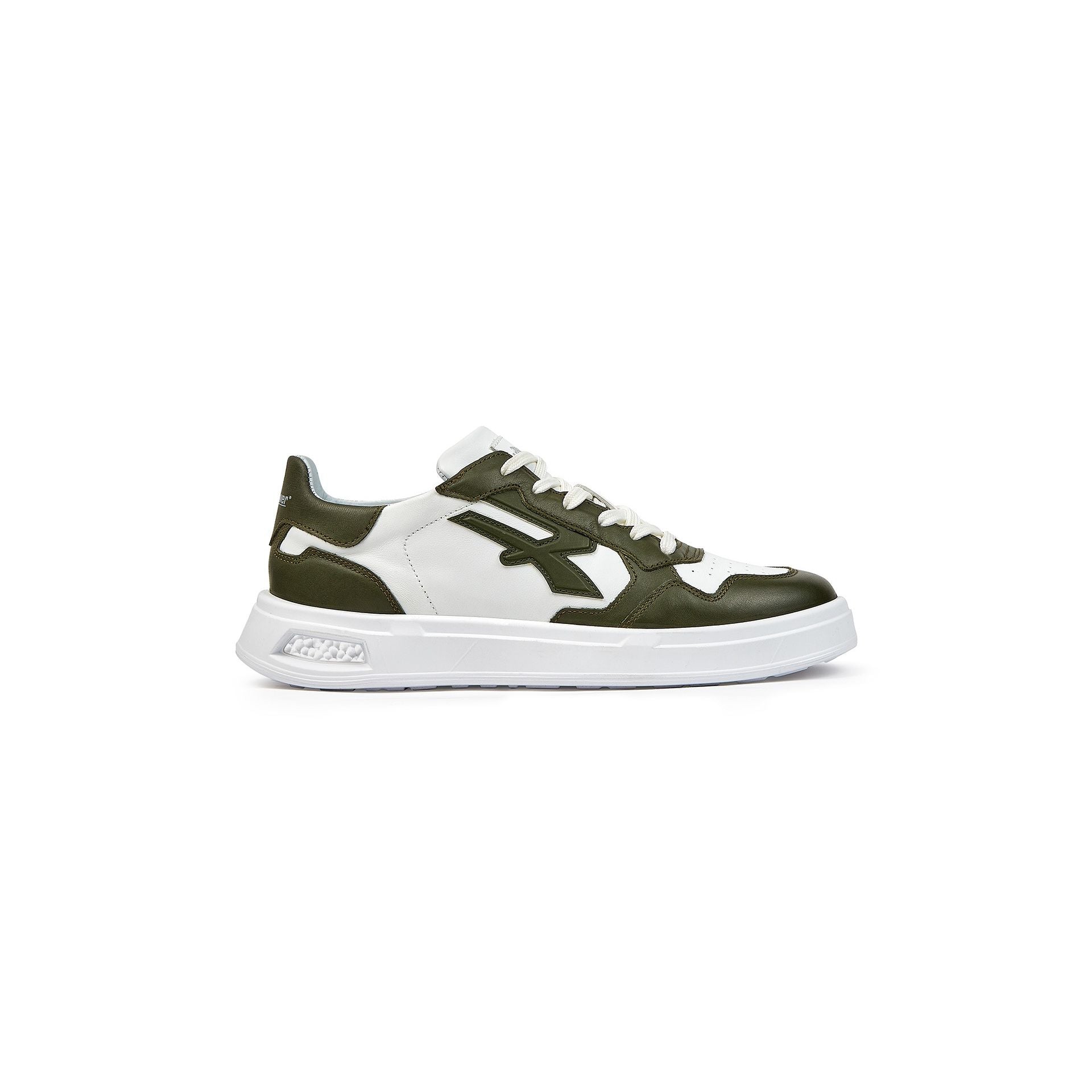 U-Power Urban Sneakers Scarpa Genesis In Morbida Pelle Bianca Con Suola Antiscivolo