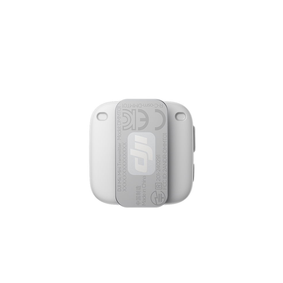 DJI MIC MINI TRANSMITTER ARCTIC WHITE GARANZIA UFFICIALE NITAL 2 ANNI