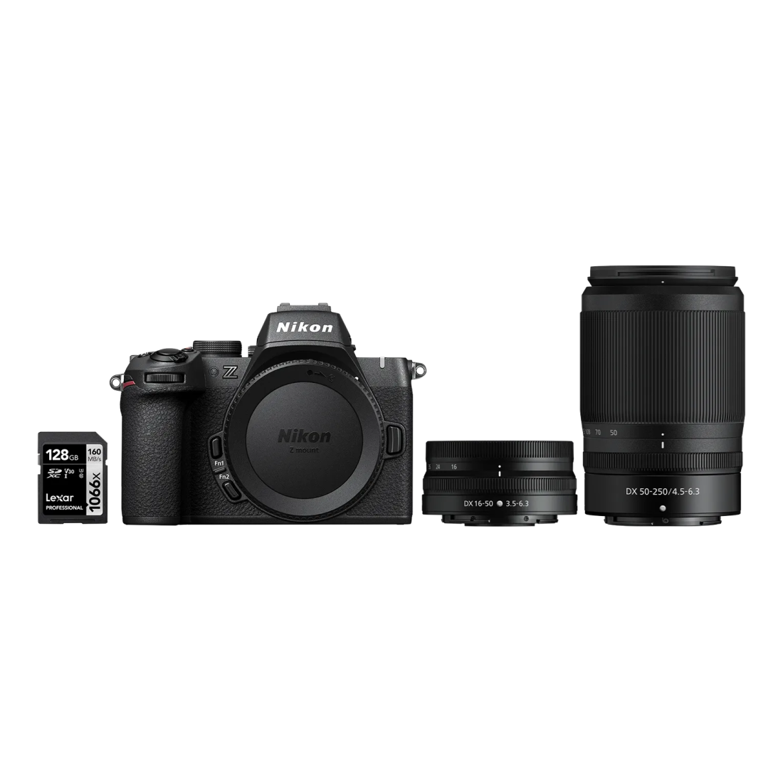 Nikon Z50 II + Z DX 16-50mm VR + Z DX 50-250mm + SDXC 128GB PRO OMAGGIO GARANZIA NITAL 4 ANNI