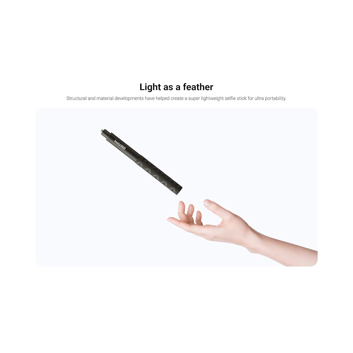 Insta360 Invisible Selfie Stick Asta 114CM GARANZIA UFFICIALE ITALIA 2 ANNI