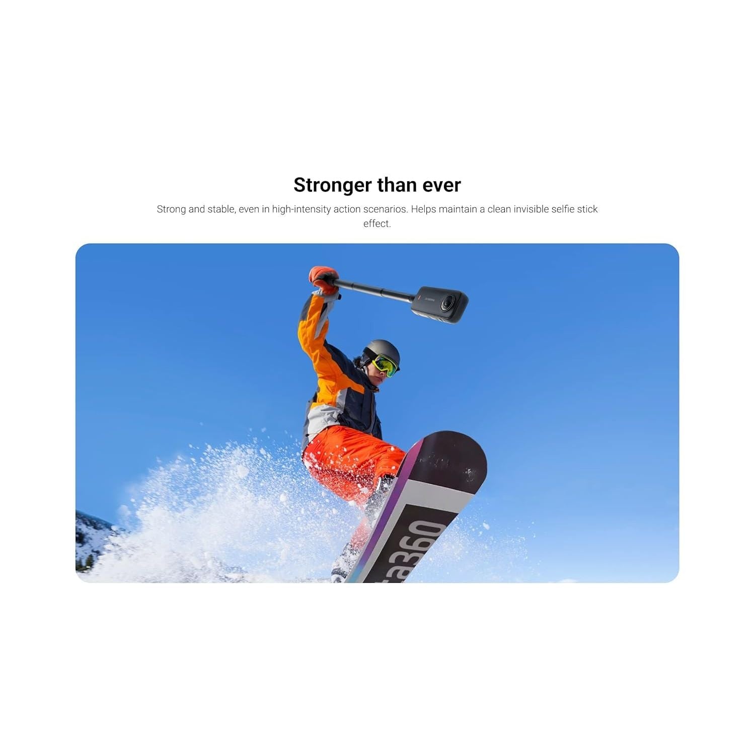 Insta360 Invisible Selfie Stick Asta 114CM GARANZIA UFFICIALE ITALIA 2 ANNI