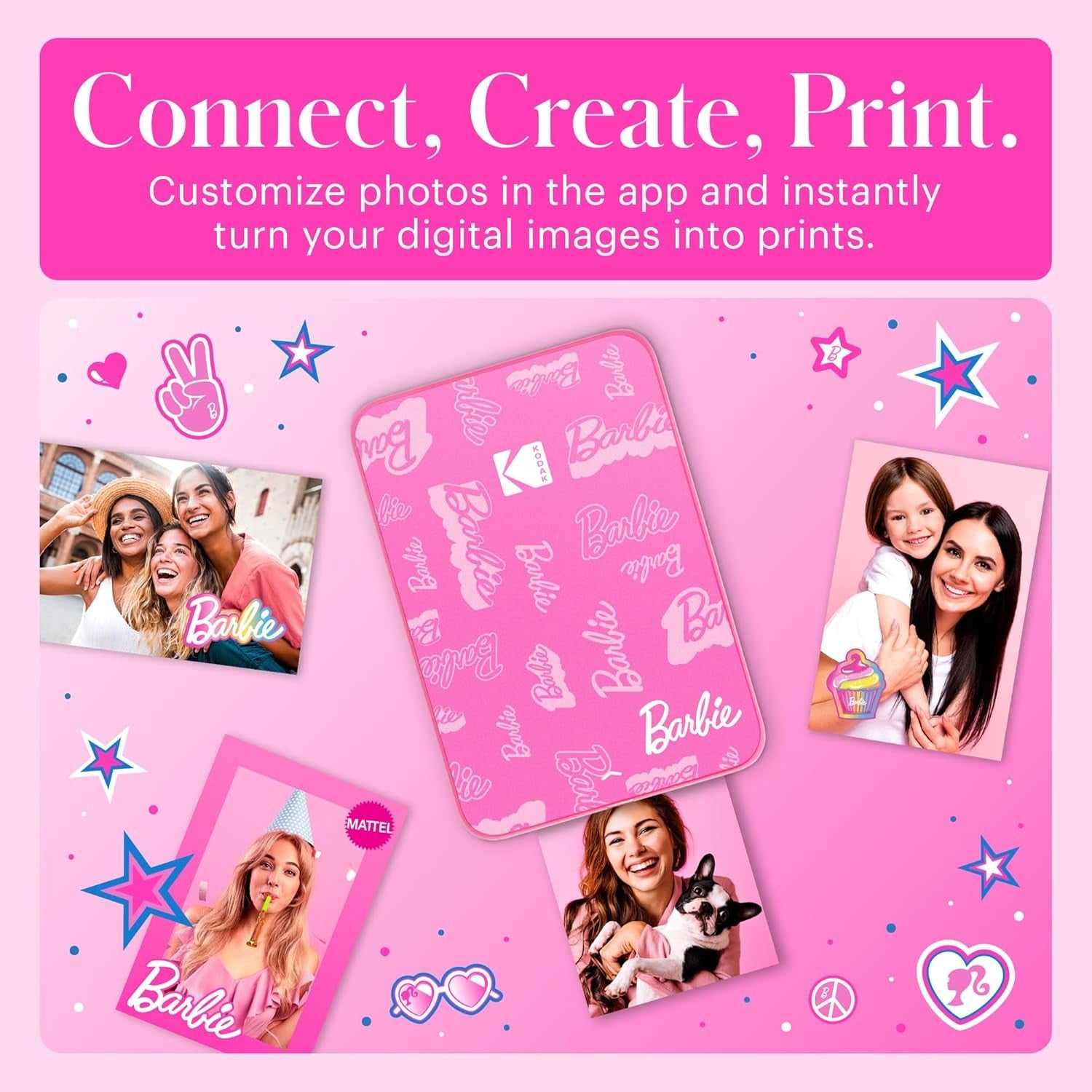 KODAK STEP PRINTER SLIM BARBIE PRINTER 2 GARANZIA POLYPHOTO 2 ANNI ITALIA