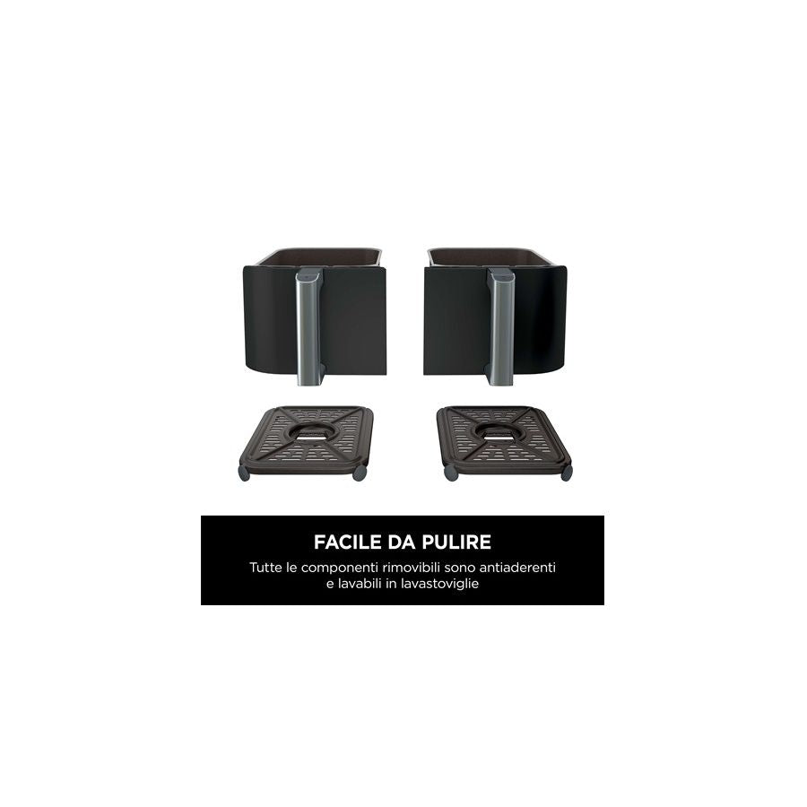 SHARK NINJA FRIGGITRICE AD ARIA DUAL ZONE DA 7,6L - GARANZIA UFFICIALE ITALIA 2 ANNI