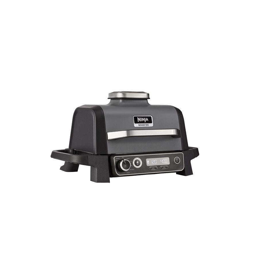 SHARK NINJA BARBECUE ELETTRICO CON AFFUMICATORE WOODFIRE - GARANZIA UFFICIALE ITALIA 2 ANNI