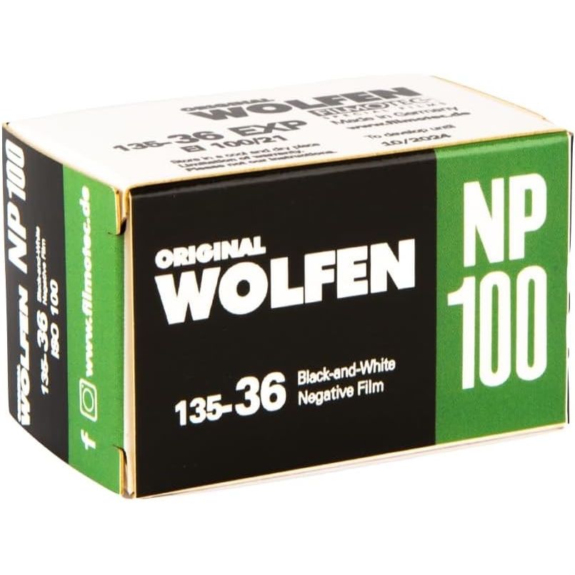 WOLFEN NP100 36 BLACK E WHITE 135mm (Confezione da 1) - PELLICOLA SCADUTA !