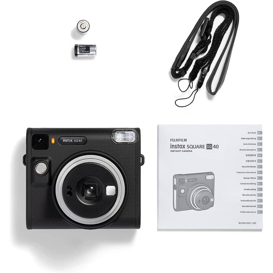 Fujifilm Instax Square SQ40 Black GARANZIA ITALIA 2 ANNI