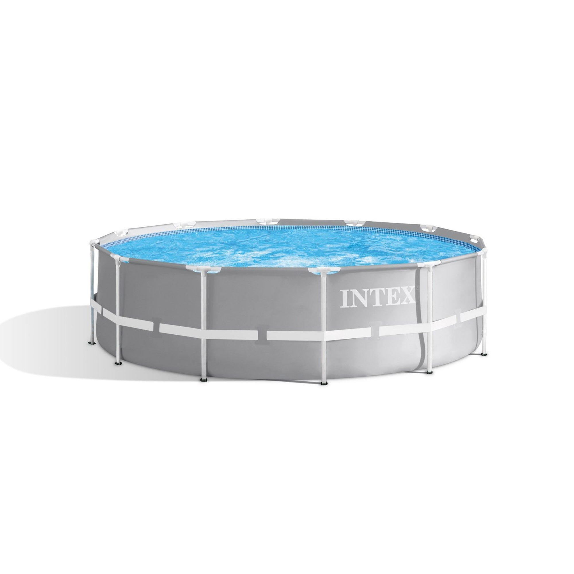 Intex Piscina Prisma Frame 366x99 Cm Con Pompa Filtro E Scaletta Doppia